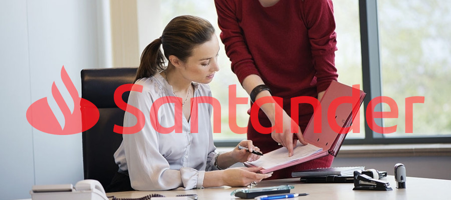 Consulte saldo de carátula bancaria Santander